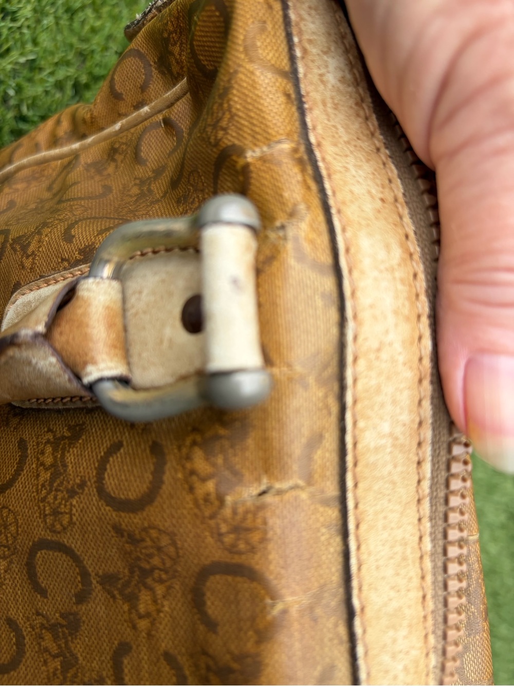Authentic Celine Paris Diffusion Vintage Satchel Boston Bag Italy - Picture 13 of 15